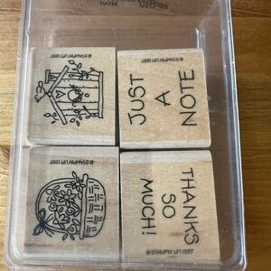 Stampin' Up! Just a Note set mini